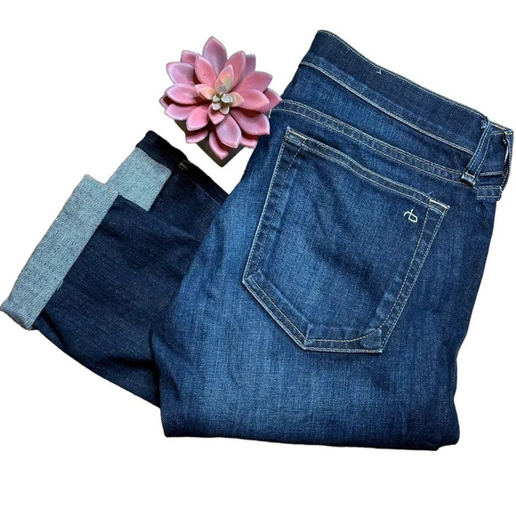 Rag& Bone Dre Skinny Raw Hem Jean.  Sz: 25 - Picture 1 of 12
